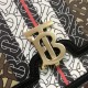 Medium Monogram Flocked Leather TB Bag High