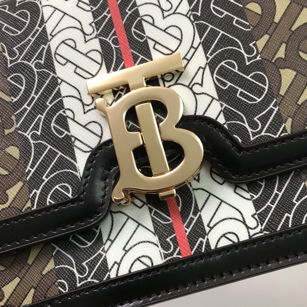 Small Monogram Stripe E-canvas TB Bag High