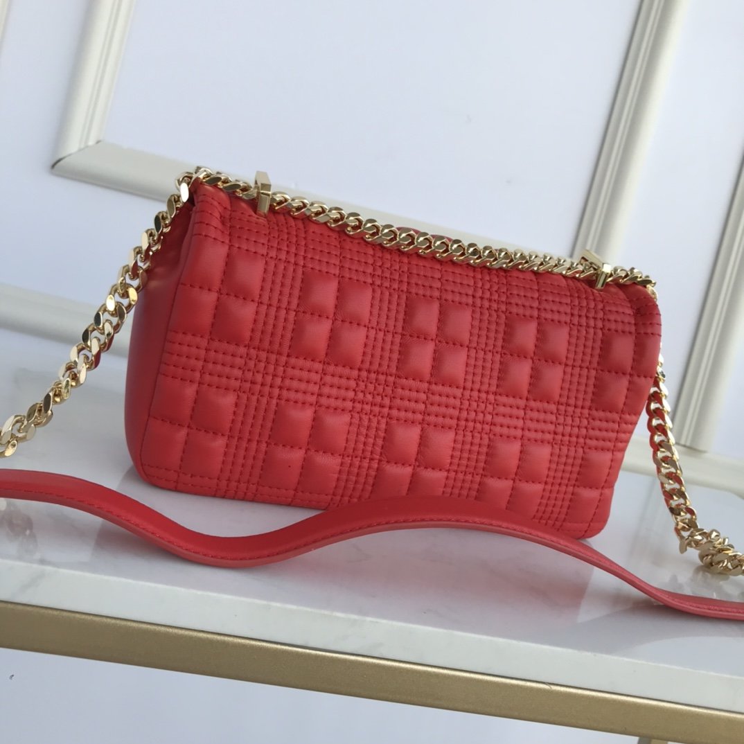 Small Quilted Lambskin Lola Bag Red High