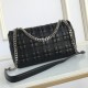 Medium Quilted Lambskin Lola Bag Black High