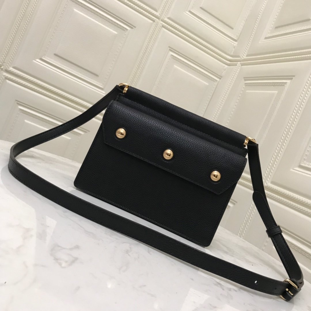 Mini Horseferry Title Bag with Pocket Detail Black High