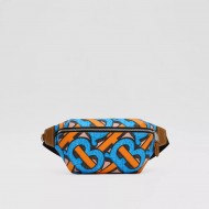 Monogram Print E-canvas Sonny Bum Bag Bright cobalt High