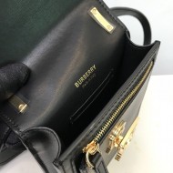 Leather Robin Bag Black Gold-Tone High