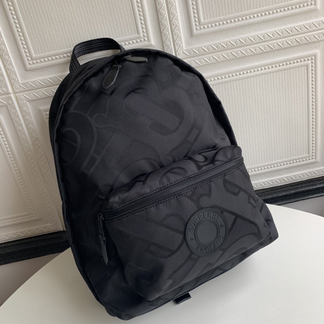 Monogram Recycled Polyester Jacquard Backpack High