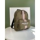 Logo and Icon Stripe Print ECONYL® Backpack Dark Olive Green High