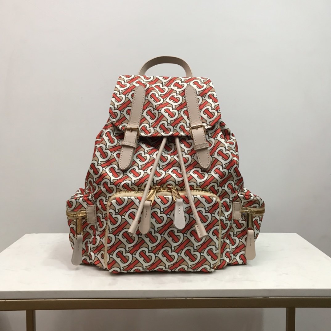 Burberry Rucksack Backpack Red High