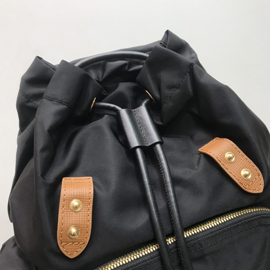 Burberry Rucksack Backpack Black Brown High