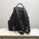 Burberry Rucksack Backpack Black Brown High