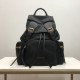 Burberry Rucksack Backpack Black Gold-Tone High