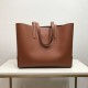 Burberry Leather Tote Brown High