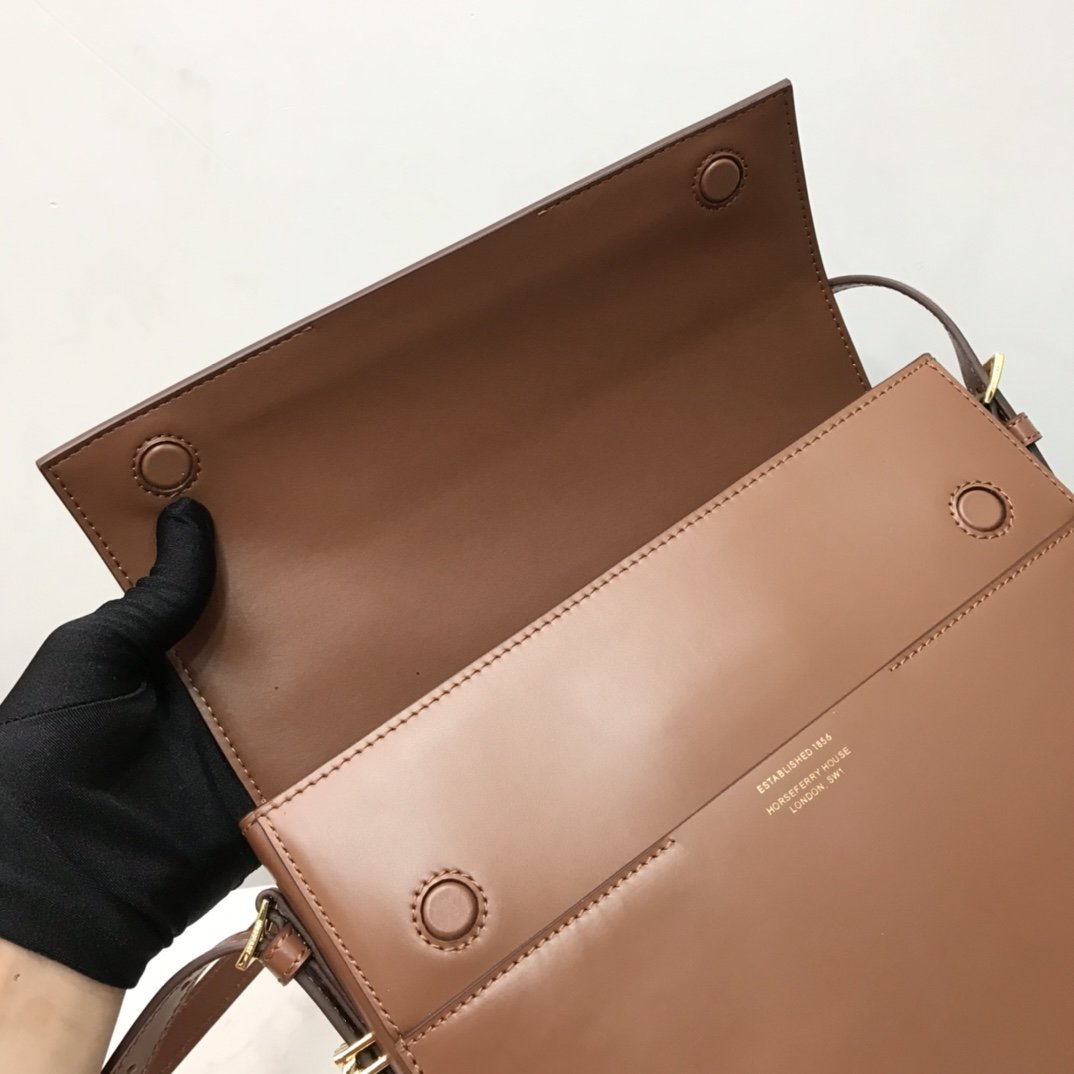 Large Leather Grace Bag Tan High