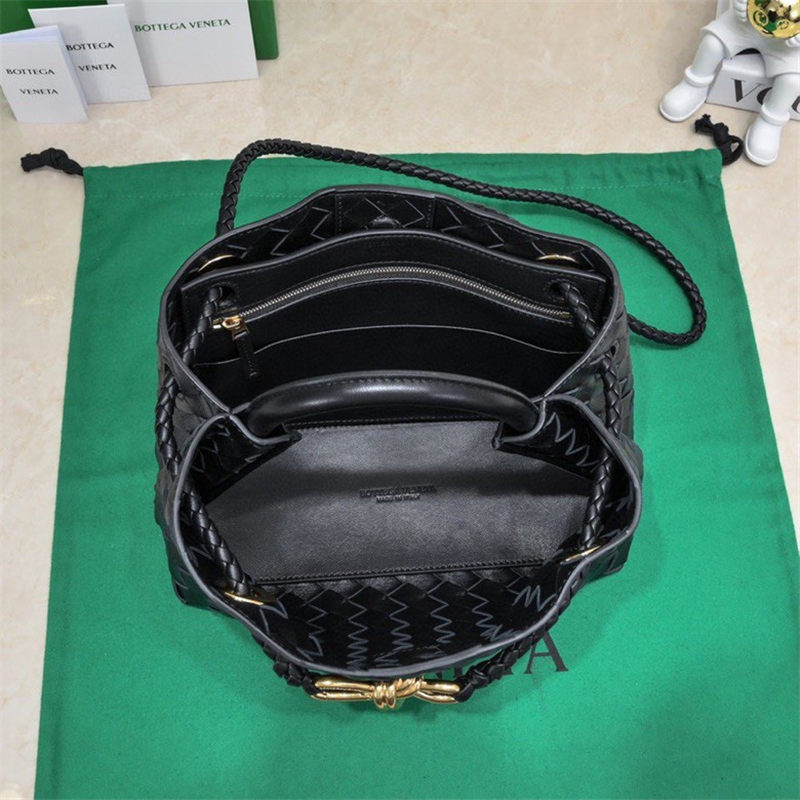 Small Andiamo Top handle bag Black High