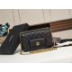 Chanel Wallet on Chain AP2829 Grained Calfskin Black Gold Metal A