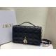 BOLSO MISS DIOR TOP HANDLE Cannage Lambskin Black High