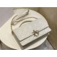 BOLSO MISS DIOR TOP HANDLE Cannage Lambskin White High