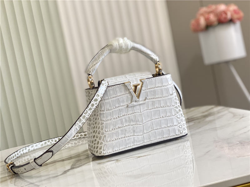 Louis Vuitton Capucines Mini Crocodile N94227 High