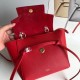 Celine Nano Belt Bag In Red Grained Calfskin High