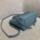 Celine Nano Belt Bag In Slate Blue Grained Calfskin High