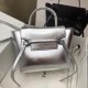 Celine Nano Belt Bag In Silver Lambskin High