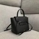 Celine Nano Belt Bag In Black Grained Calfskin High