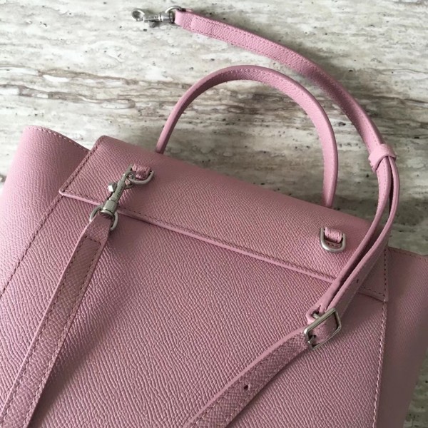 Celine Nano Belt Bag In Antique rose Grained Calfskin High