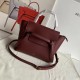 Celine Nano Belt Bag In Bordeaux Grained Calfskin High