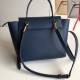 Celine Nano Belt Bag In Navy Blue Grained Calfskin High