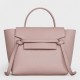 Celine Micro Belt Bag In Vintage Pink Grained Calfskin High