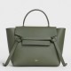 Celine Micro Belt Bag In Khaki Grained Calfskin High