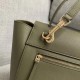 Celine Micro Belt Bag In Army Green Grained Calfskin High