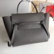 Celine Mini Belt Bag In Grey Grained Calfskin High