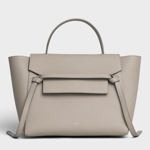 Celine Mini Belt Bag In Light Taupe Grained Calfskin High