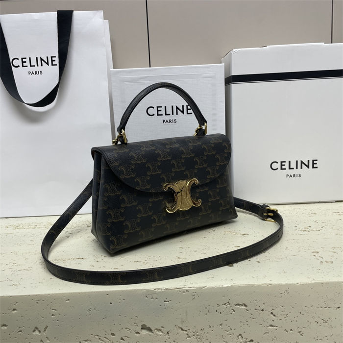 Celine TEEN NINO BAG in Triomphe Canvas High