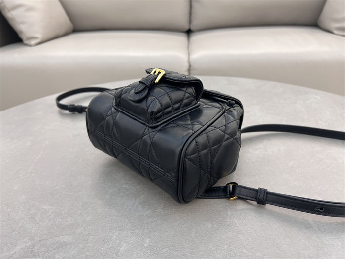 Dior CARO BACKPACK SMALL Macrocannage Lambskin High