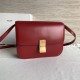 Celine Medium Classic Box Bag In Red Box Calfskin High