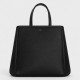 Celine Small Folded Cabas In Black Grained Calfskin High