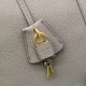 Celine Medium Cabas De France Bag In Grey Leather High