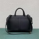 Celine Medium Cabas De France Bag In Black Leather High