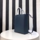 Celine Cabas Small Bag In Navy Blue Calfskin High