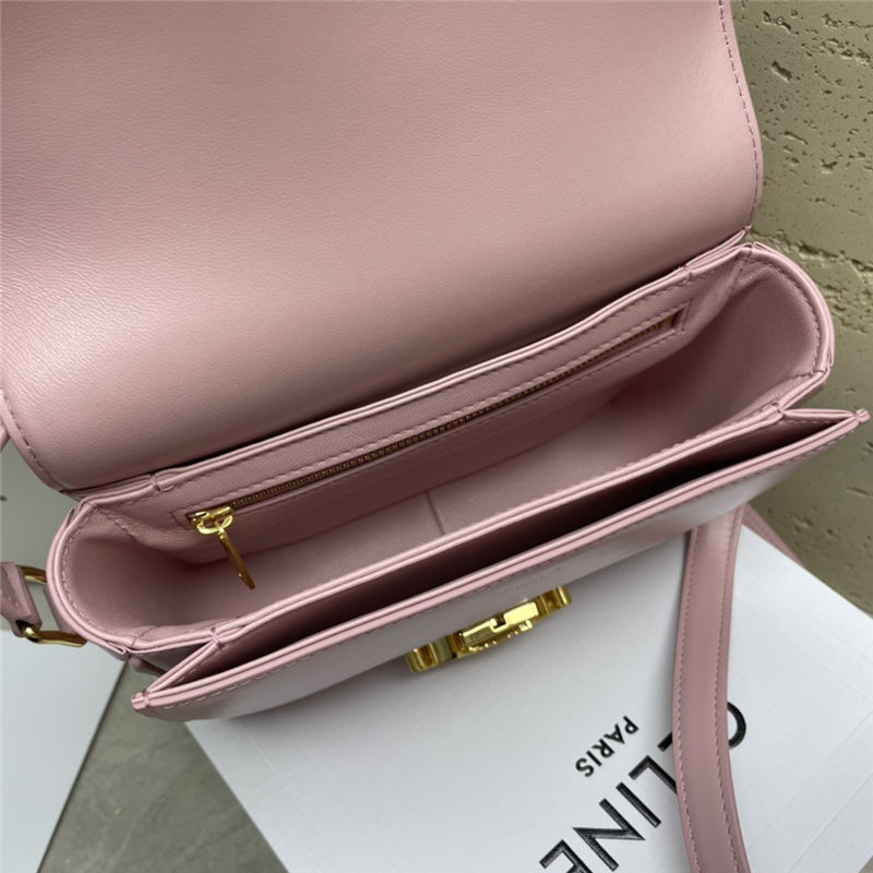 Celine Teen Triomphe Bag Shiny Calfskin Pink High