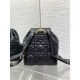 Dior CARO BACKPACK MEDIUM Macrocannage Lambskin High