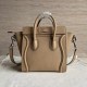 Celine Nano Luggage Bag In Dune Drummed Calfskin High