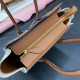 Celine Micro Luggage Bag In Canvas with Natural Calfskin High