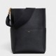 Celine Sangle Bucket Bag In Black Grained Calfskin High