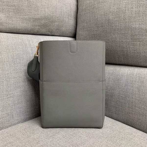 Celine Sangle Bucket Bag In Cloud Grained Calfskin High