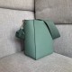 Celine Sangle Small Bucket Bag In Celadon Grained Calfskin High