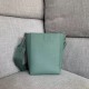 Celine Sangle Small Bucket Bag In Celadon Grained Calfskin High