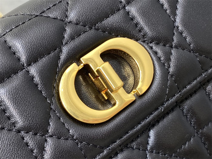 Dior MISS CARO POUCH WITH CHAIN Macrocannage Lambskin High