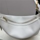 HELOISE CUIR TRIOMPHE BAG IN SUPPLE CALFSKIN White High