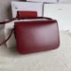 Celine Triomphe Medium Bag Calfskin Bordeaux High